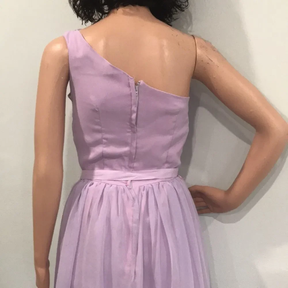 Vintage 70s Lavender Sheer Dress and Jacket